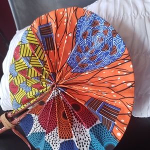 Patchwork Ankara Fan
